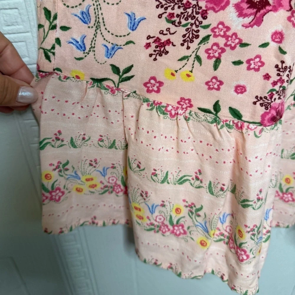 LC Waikiki Girls Pink Floral Off The Shoulder Maxi Dress Youth 12-13 152-156 cm